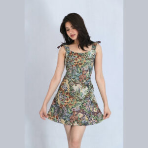 Floral Casual Mini Dress for Women
